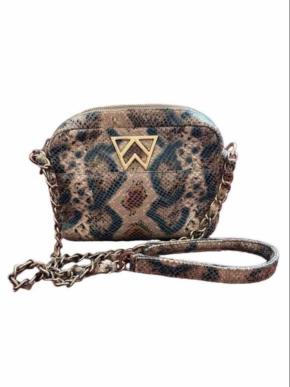 Kelly Wynne Mingle Mingle Mini Snakeskin Crossbody Bag